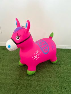 Bouncy inflatable horses differetn colors