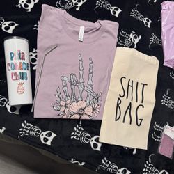 Tumbler, Tote, Shirt Bundle
