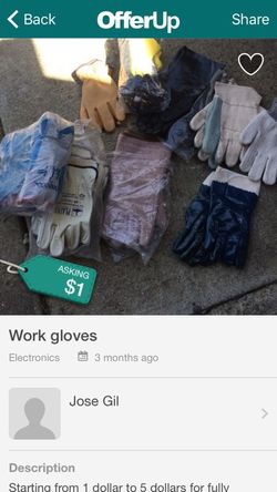Work gloves