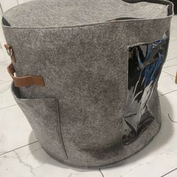 Hat Storage Box, Large Travel Round Hat Carrier Case Organizer Container