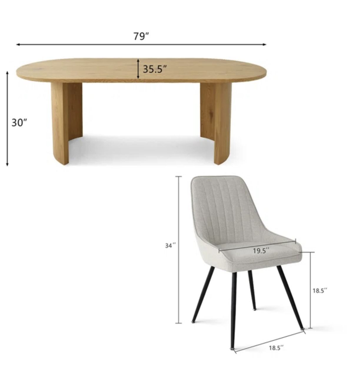 Dinner table set