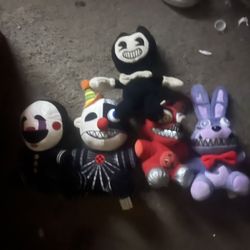 Fnaf ,Mario,Luigi,yoshi,bendy Stuff Animals 