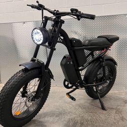 48V/750/1000W Electric E-Bike/Dual Batteries/30mph/30-60 Miles Range 