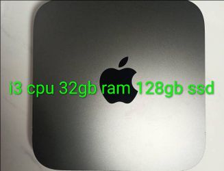 Apple Mac mini Intel i3 CPU - 32GB RAM - 128GB SSD