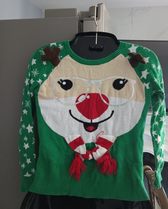Girl's Christmas Ugly Sweater Size 6/7
