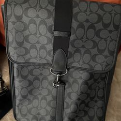 Men’s Black Coach Backpack 