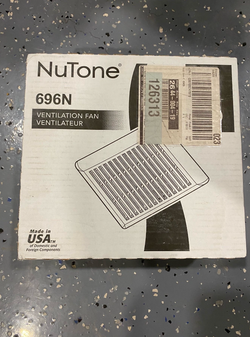 NuTone 696N Ventilation Fan (50 CFM) - Brand New, Sealed in Box