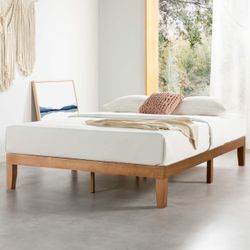 Queen Solid Wood Platform Bed Frame