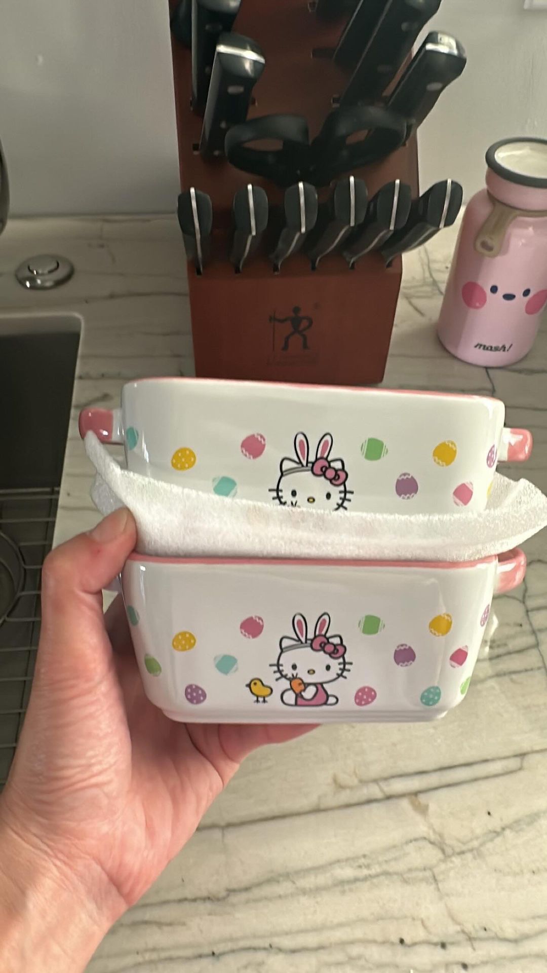 Hello Kitty Mini Loaf Pan (Easter)