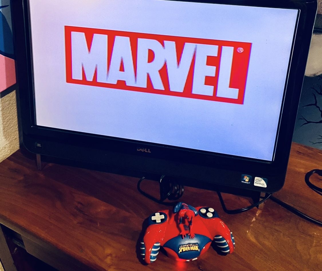 Marvel Spiderman Spider Sense Jakks Pacific 2009 TV Plug Play Video Game PLUS 23.5" DELL INSPIRON AIO LCD MONITOR W ADJUSTABLE KICKSTAND & AMAZING⬇️⬇️