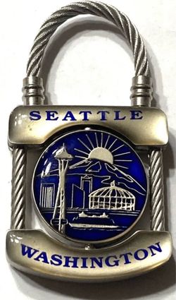 Seattle Washington keychain 🔑🗝️