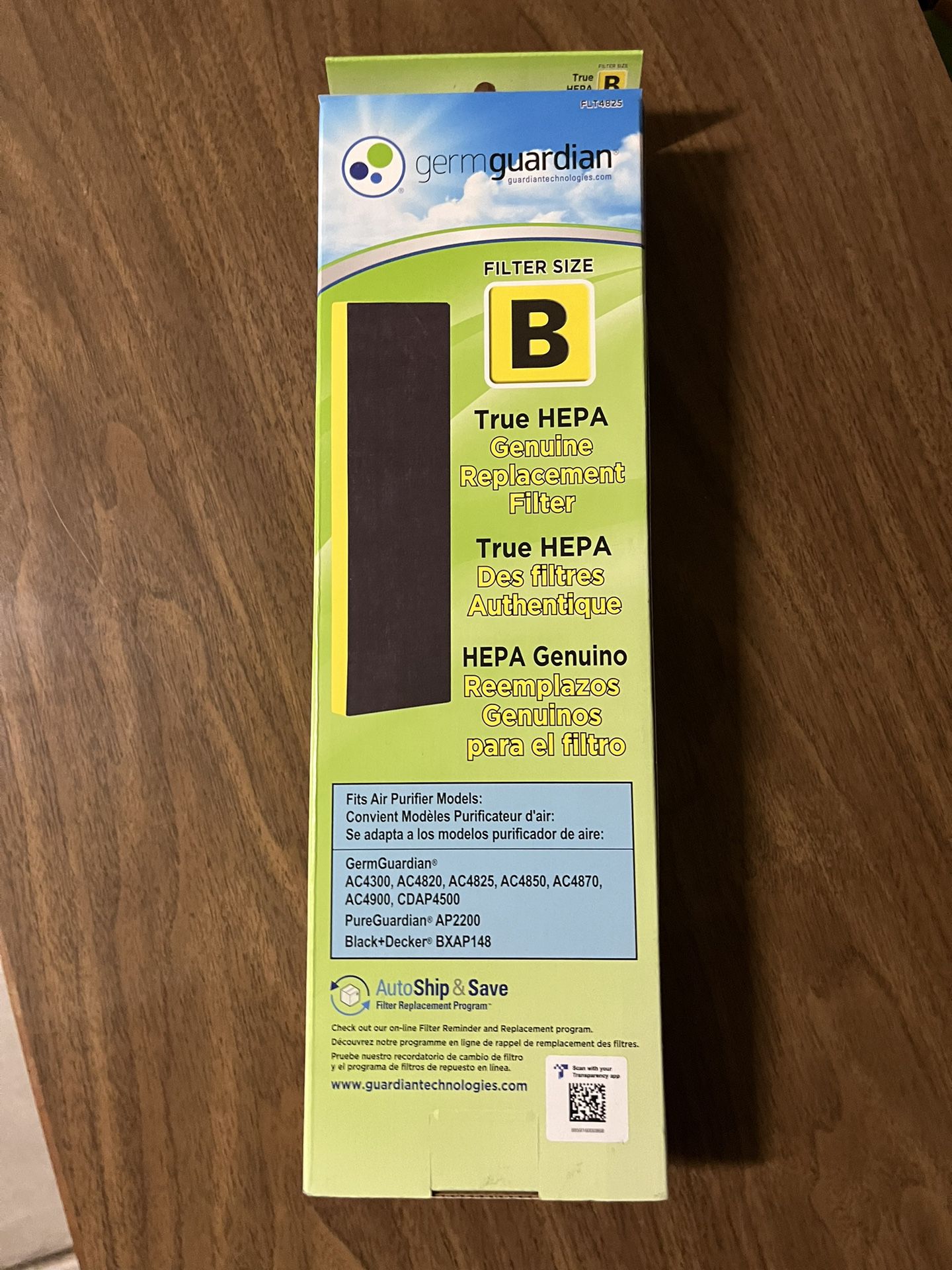 HEPA Filter Size B GermGuardian
