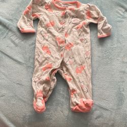 0-3 Months Baby Girl Onesie