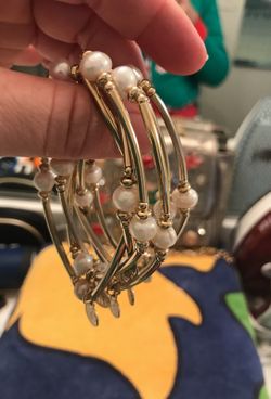 6 piece bracket set gold plated super cute