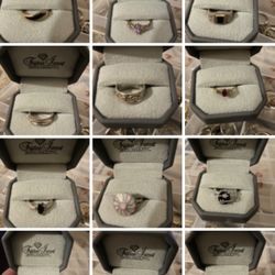 Women’s Rings For Sale Costume And Sterling Silver Prices Vary $25-$65 Each.. Sizes 4-10