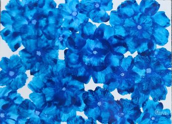 "Blue Daze" Painting