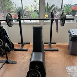 Bench Barbell And plates
