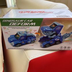 Brand New Transforming Car/Dino
