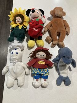 Used Original Dolls and Animals Plush