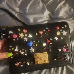 Karl Lagerfeld Paris Corinne Shoulder Bag With Charm Detail