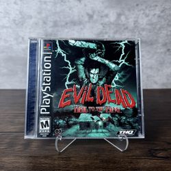 Evil Dead Hail to the King – PlayStation 1 (PS1) – Complete in Case – Tested & Working