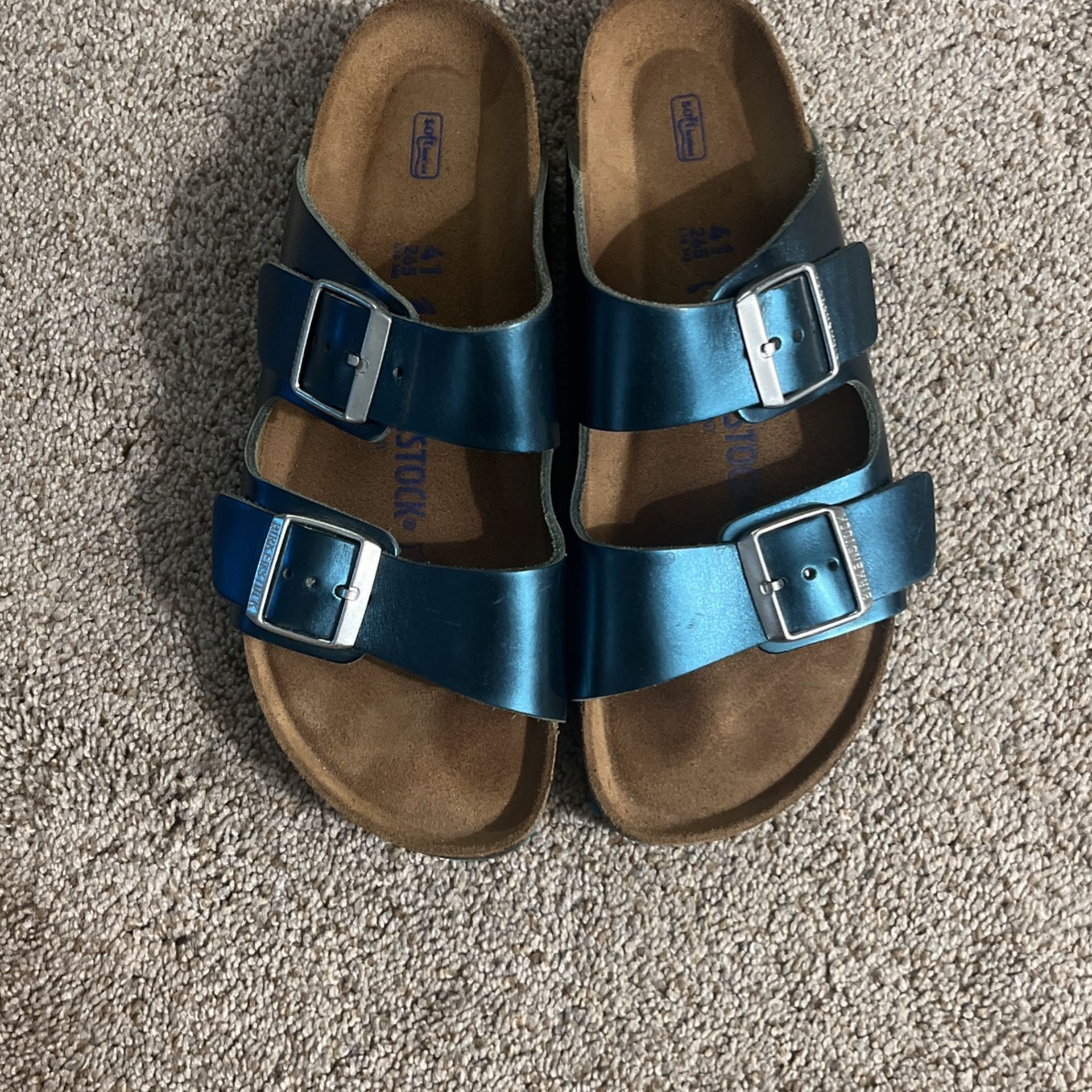 Blue Metallic Limited Edition Birkenstocks