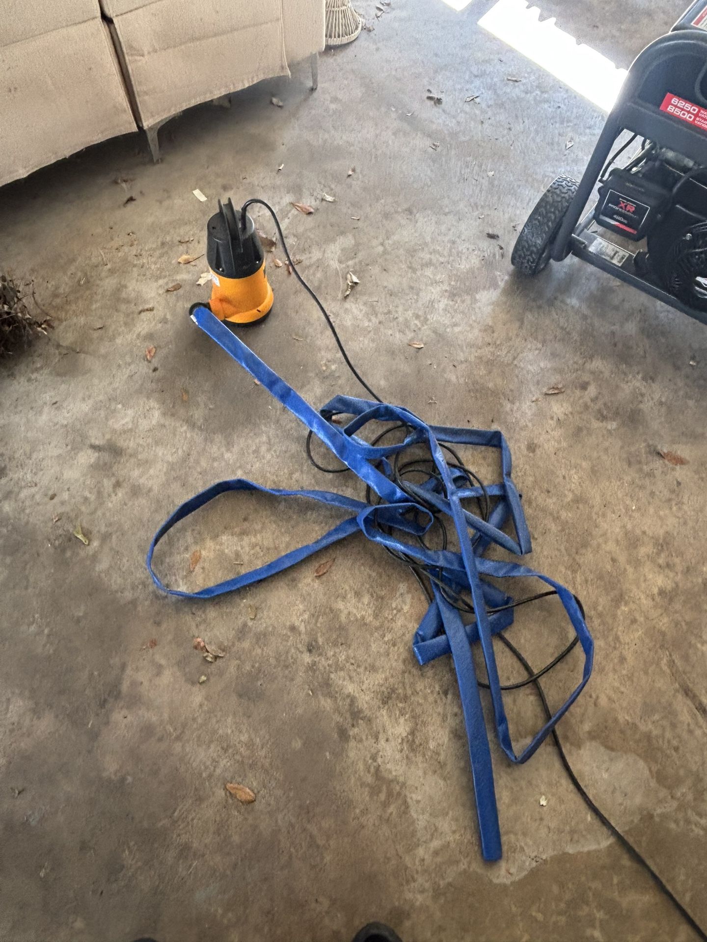 Water Pump And The Hose 