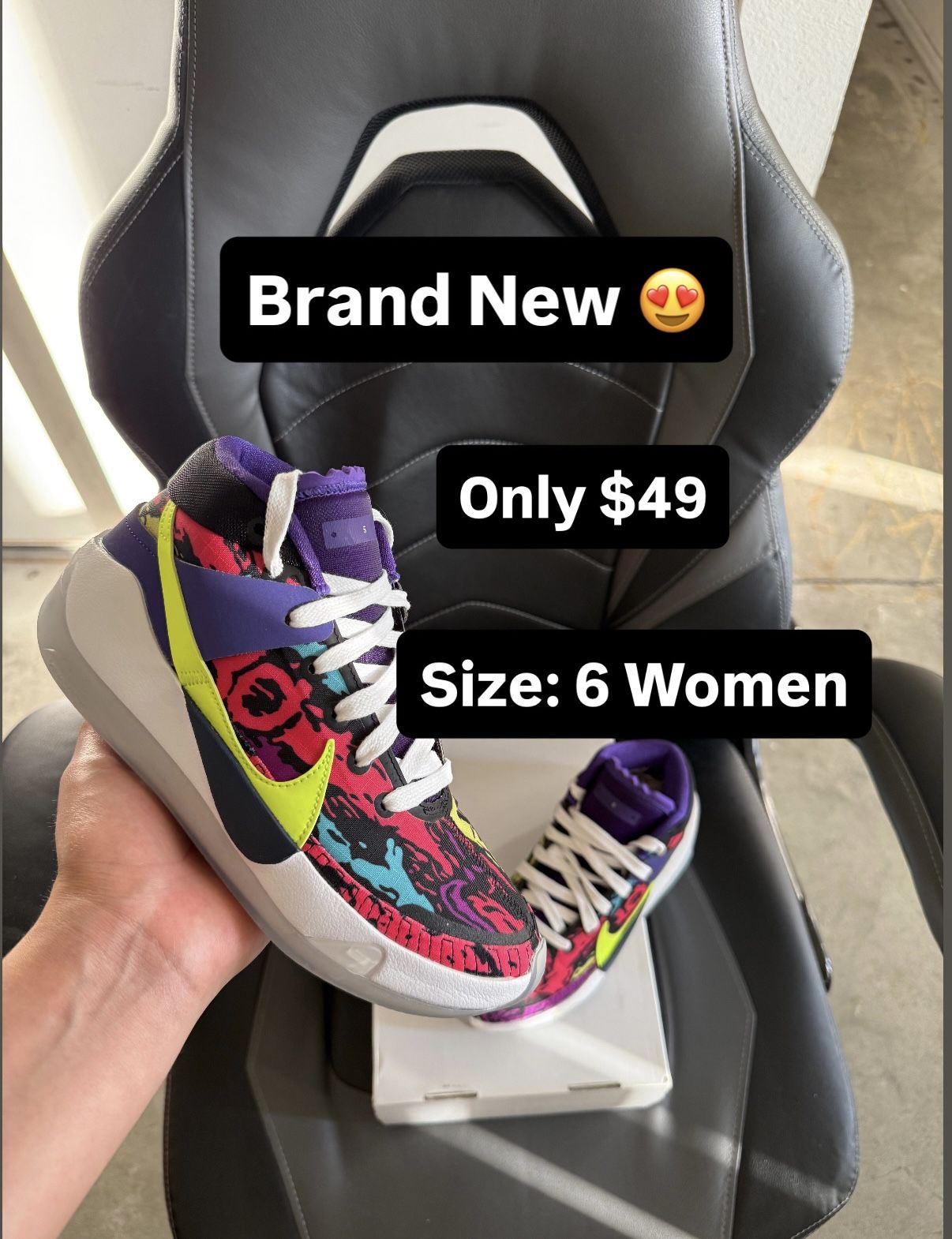 Nike basketball shoes by Michelle