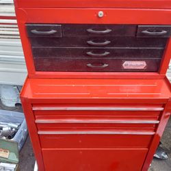 Nice Double All The Way Toolbox On Wheels &Handles