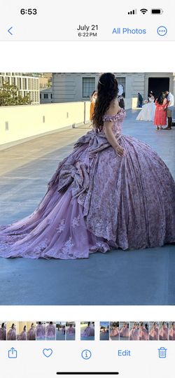 Dusty Rose Quinceañera Dress