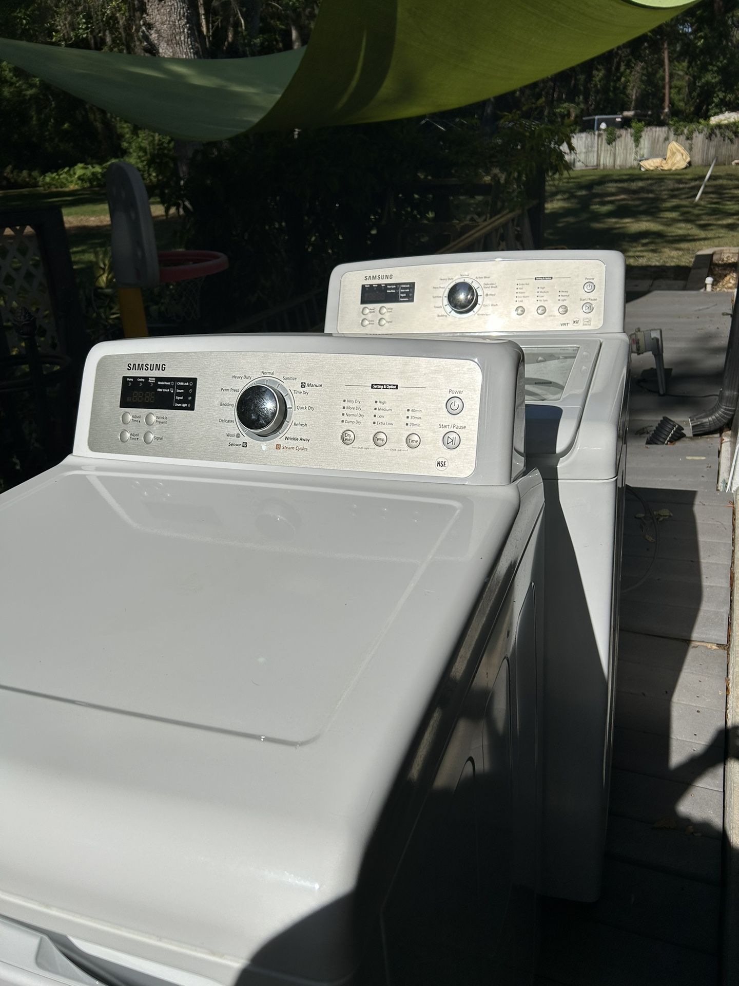 Washer and Electric dryer