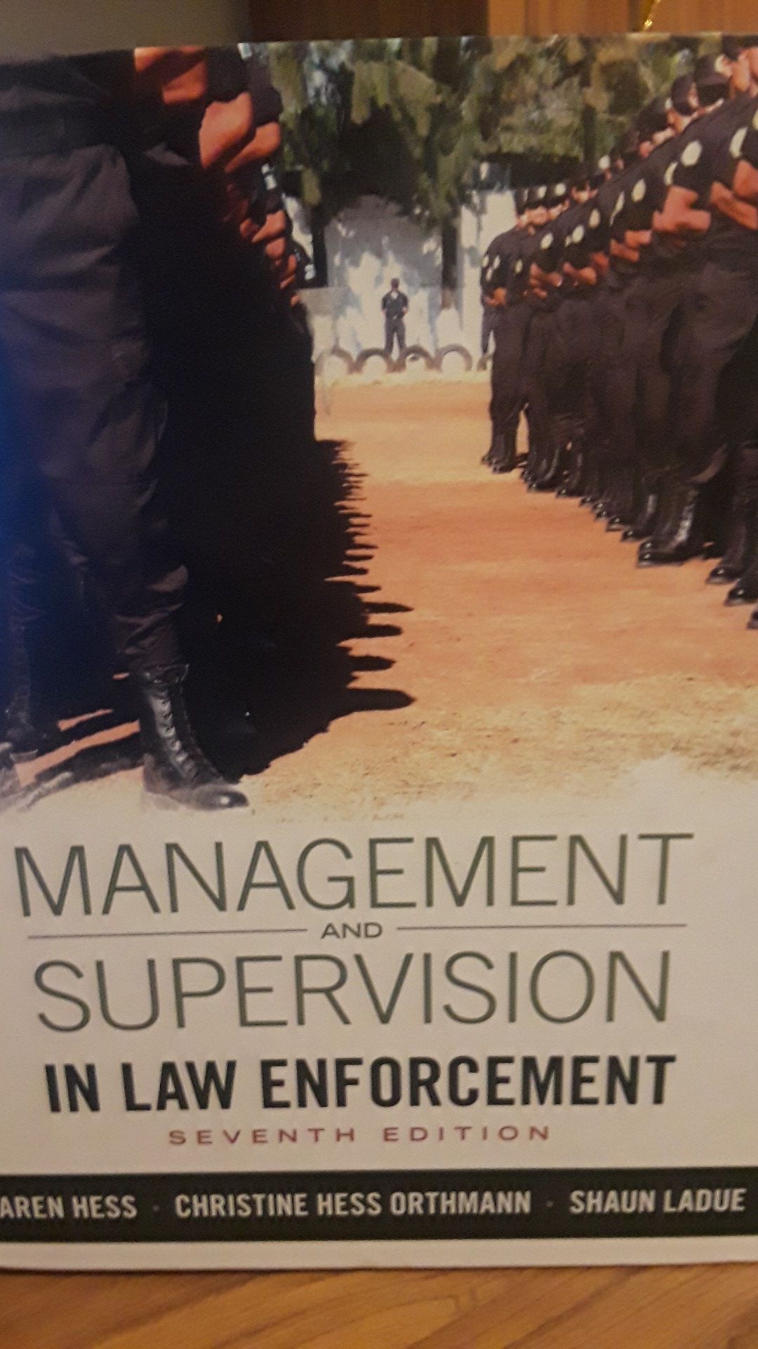 Management and supervision in law enforcement. College textbook