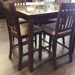 Brand New Counter 5pc Dining Set