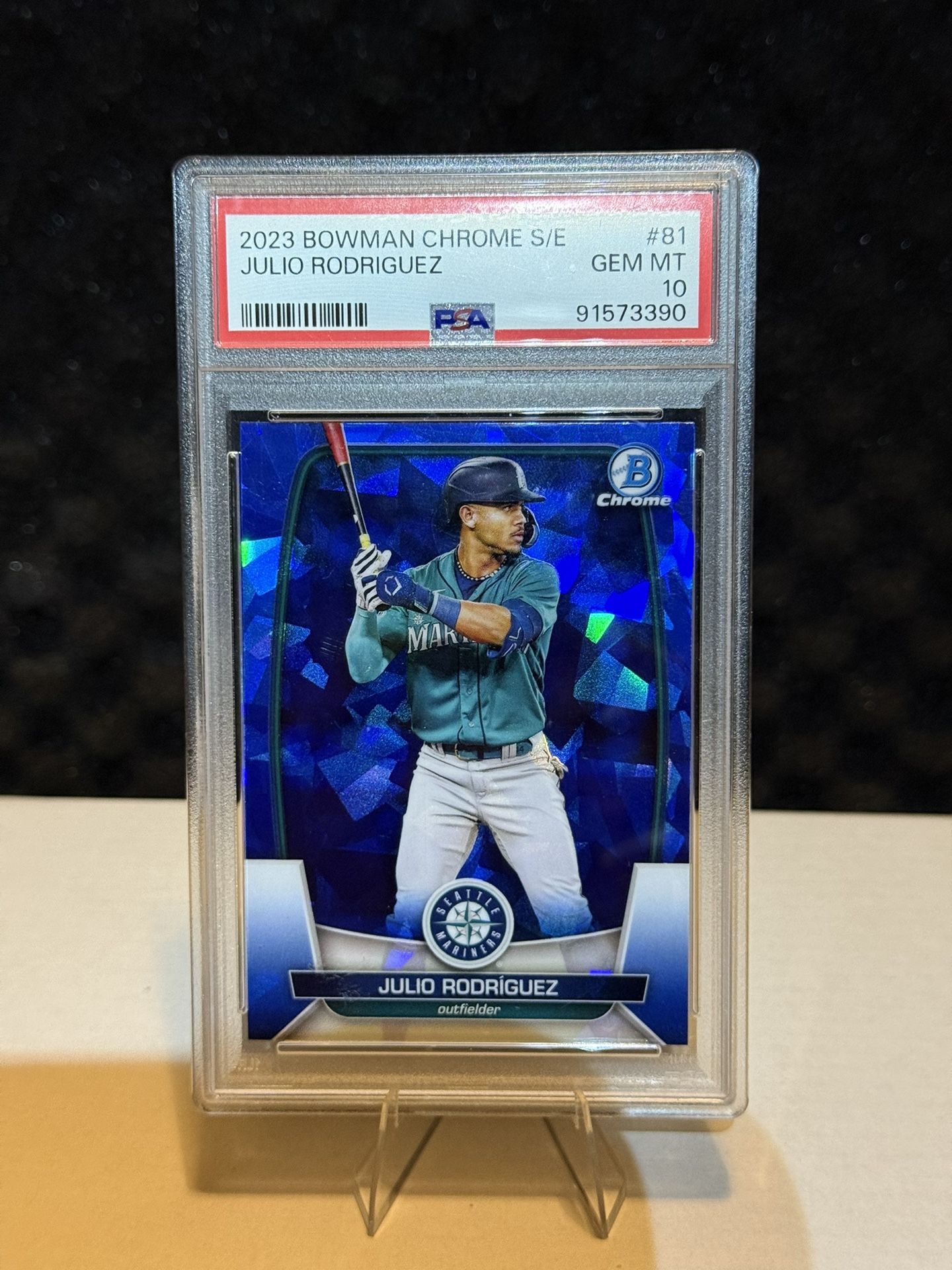 2023 Bowman Chrome Sapphire Edition - Julio Rodriguez #81