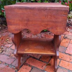 Wooden Handmade Unique Side Table 