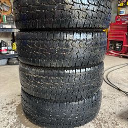 (4) - LT285/70/17 Nankang Conqueror A/T Take Off Tires