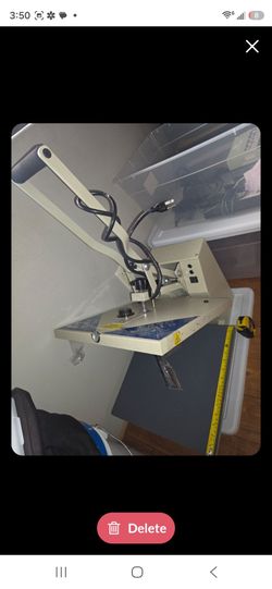 Vintage Manual Clamshell Heat Press