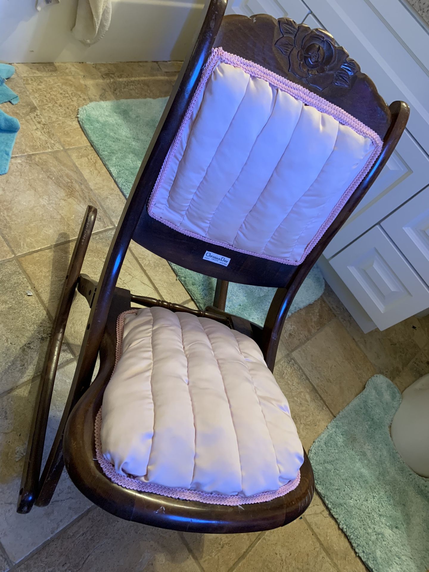 Christian Dior rocking chair antique!