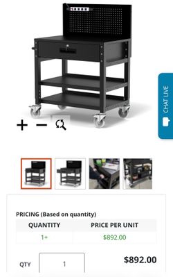 Luxor Heavy Duty Mobile Workstation