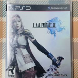 Final Fantasy XIII (Sony PlayStation 3, 2010) PS3 Complete TESTED/Works K109