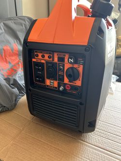 WEN Inverter Generator - 2350W Surge, 1900W Rated, Fuel Shut Off, 120V