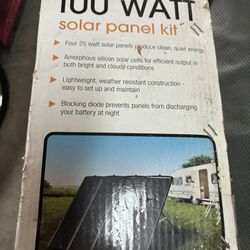 100 Watts Solar Panel