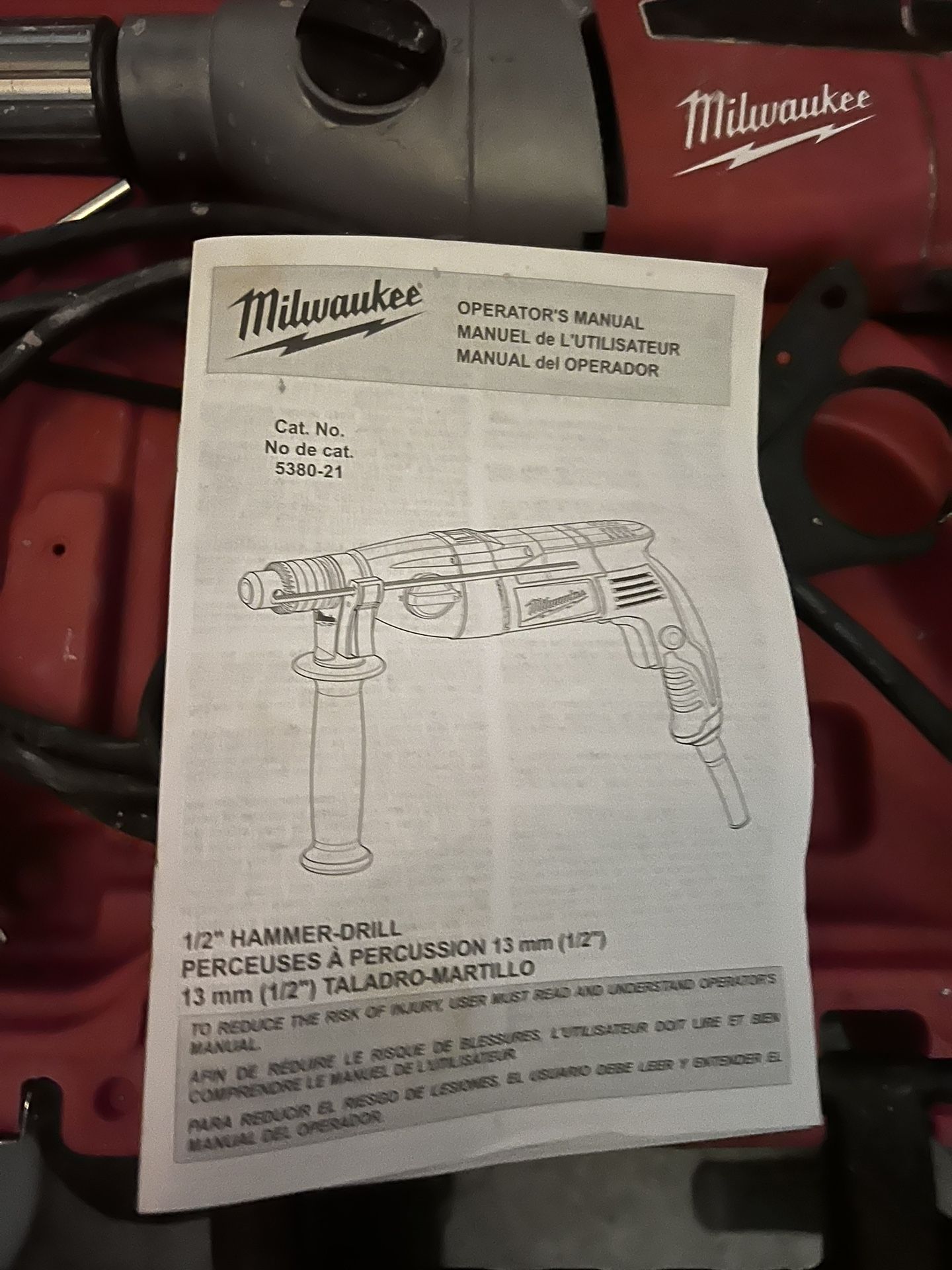 Milwaukee Corded Drill