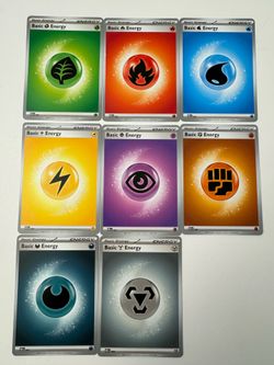 Pokémon Pokemon tcg trading card game basic energy cards