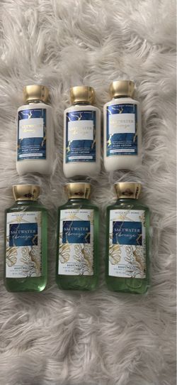 Saltwater Breeze Body wash and Body lotion