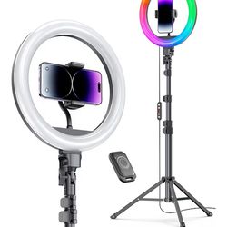 12'' Ring Light with Adjustable 72” Stand