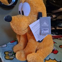 Weighted Pluto Stuffed Animal 