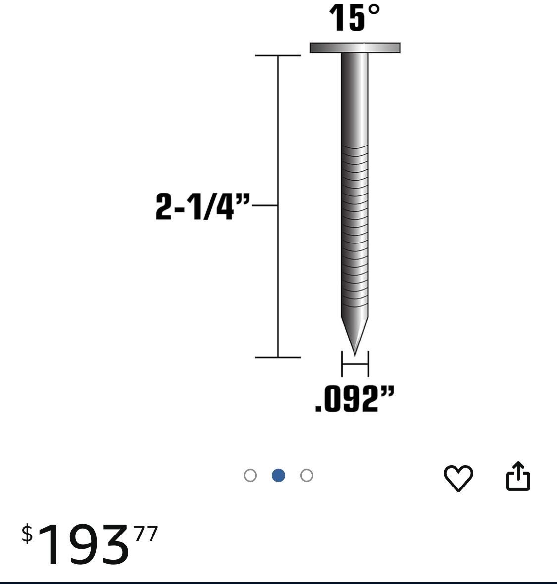 Hitachi Fiber Cement Nails