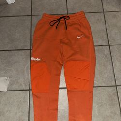 Orange Nike Pants Size Medium