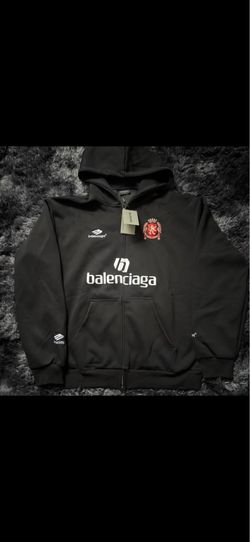 Balenciaga Paris Hoodie Black
